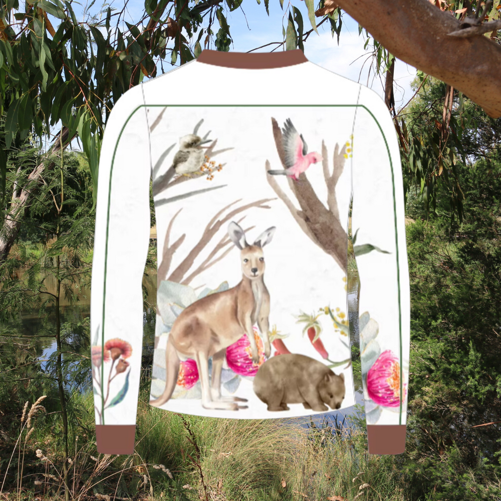 UPF 50+ | Kids Priemium Sun Shirt | Australian Bush Theme