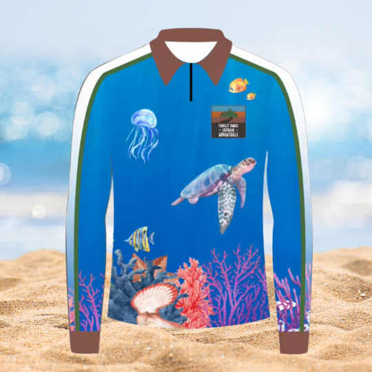 UPF 50+ | Kids Priemium Sun Shirt | Ocean Theme