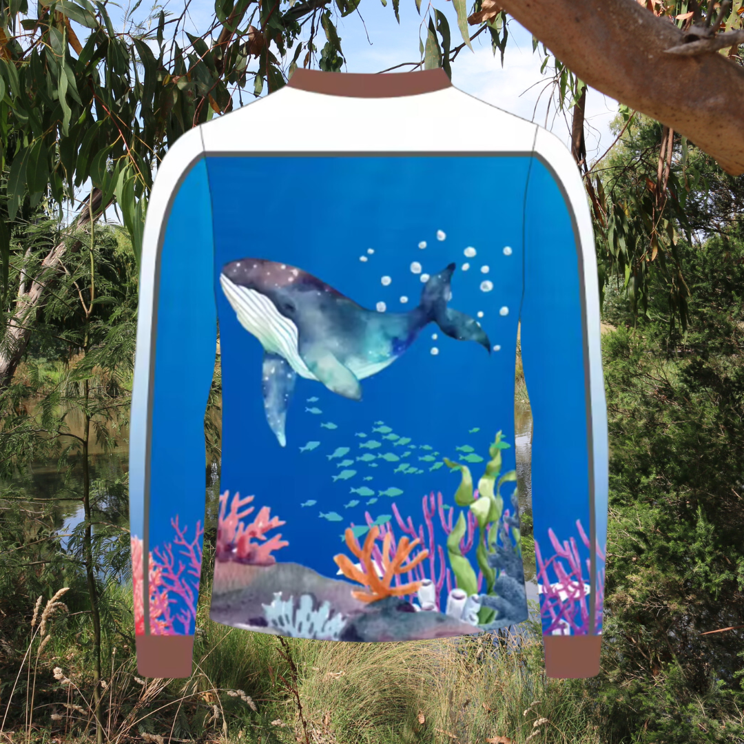 UPF 50+ | Kids Priemium Sun Shirt | Ocean Theme