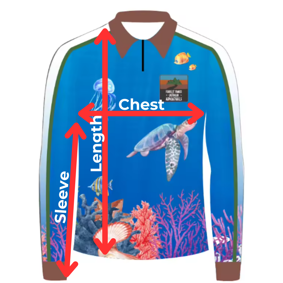 UPF 50+ | Kids Priemium Sun Shirt | Ocean Theme