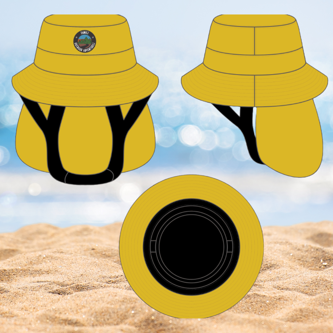Family Outdoor Adventures Kids' Bucket Hat - Yellow