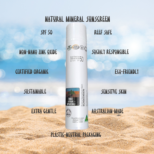 Natural Sunscreen SPF 50 | Extra Sensitive Skin | 110g Pump